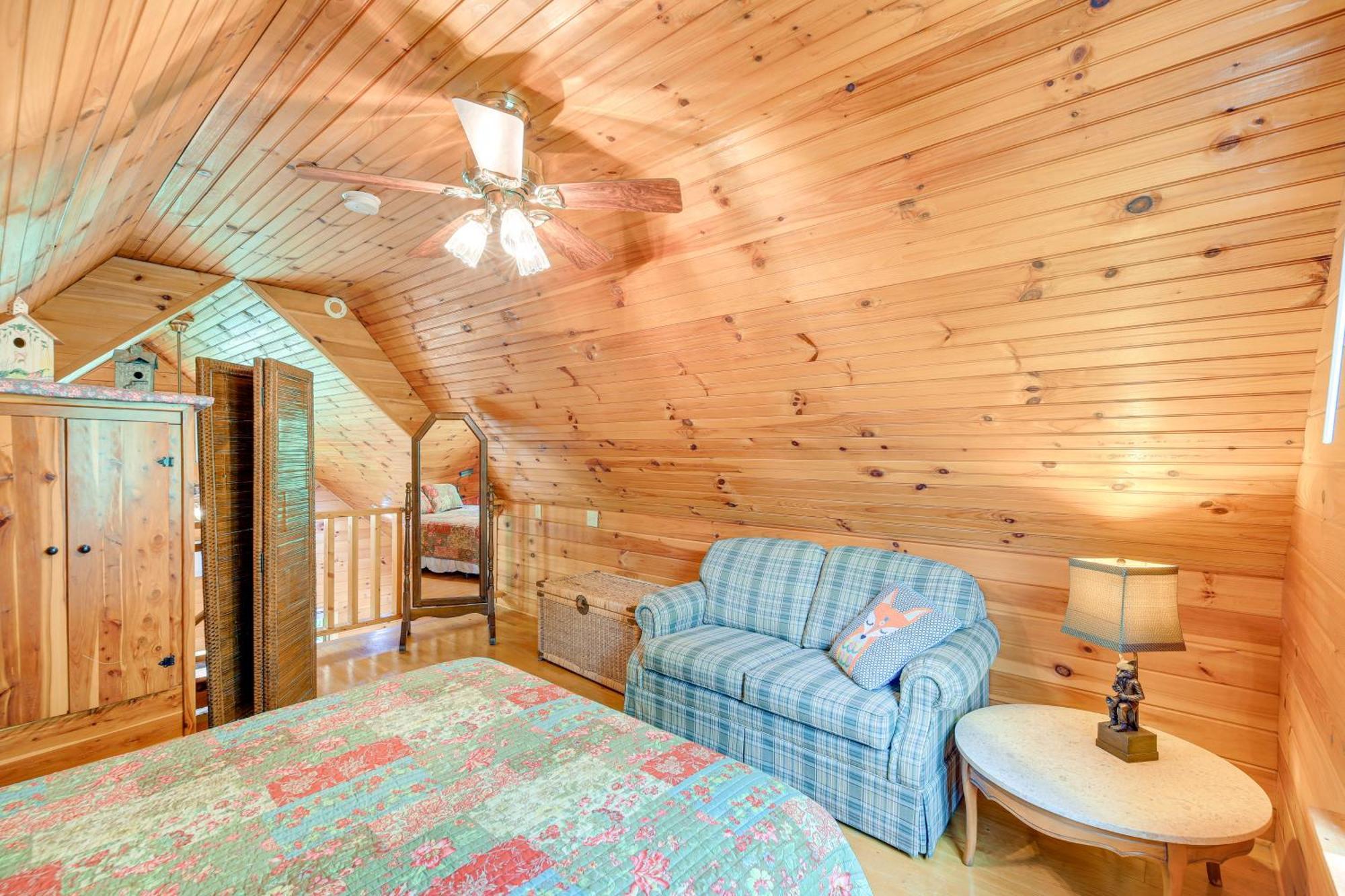 Quaint Blue Ridge Cabin Rental With On-Site Stream! Sparta Buitenkant foto