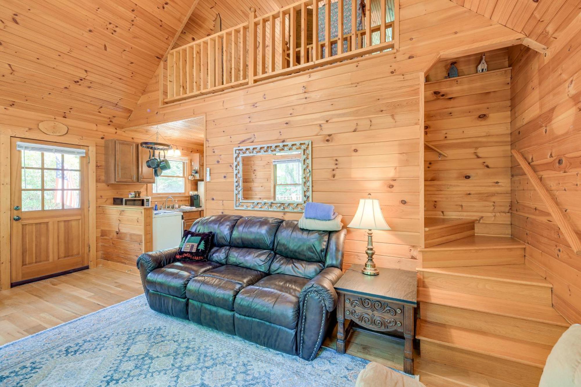 Quaint Blue Ridge Cabin Rental With On-Site Stream! Sparta Buitenkant foto